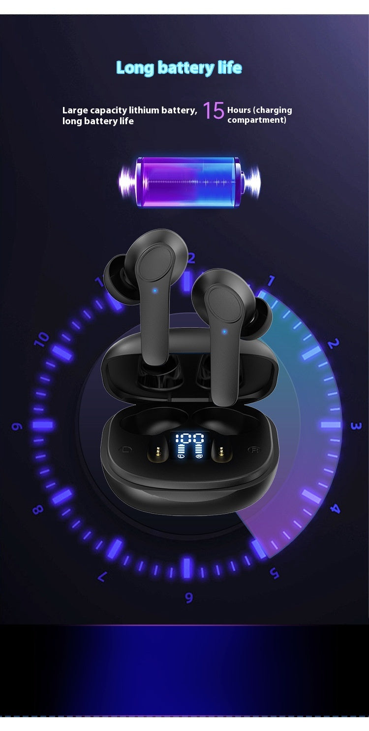Wireless Bluetooth Real-Time Translator Earbuds – 140+ Languages | Portable In-Ear Translator Headset